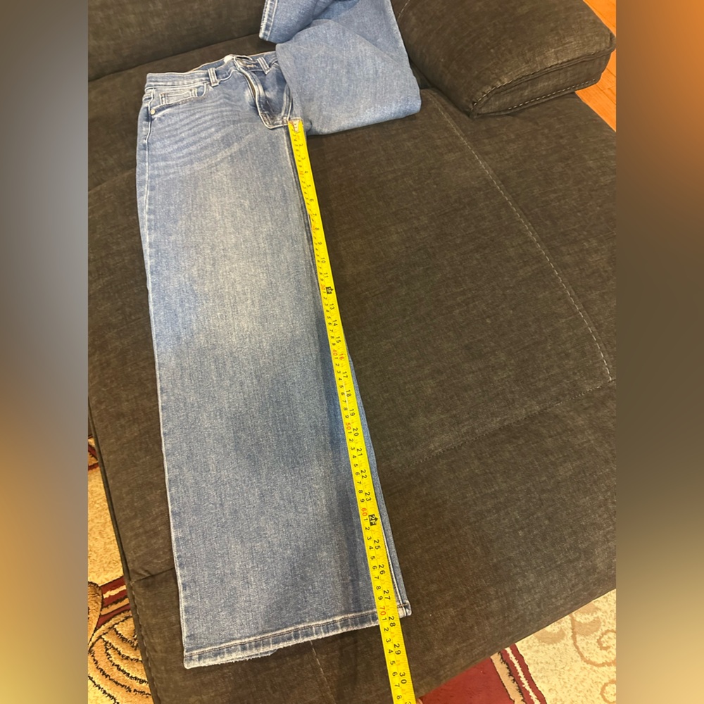JBD Wide Legs Stretchy Classic Blue Women's Jeans in excellent condition Size 28 - Picture 13 of 15